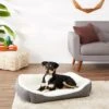 Frisco Sherpa Rectangular Bolster Dog Bed 1 Frisco Sherpa Rectangular Bolster Dog Bed -Frisco 129483 MAIN. AC SS1800 V1566334977