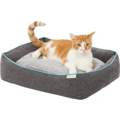 Frisco Sherpa Orthopedic Bolster Cat & Dog Bed -Frisco 144819 PT5. AC SS1800 V1578443393