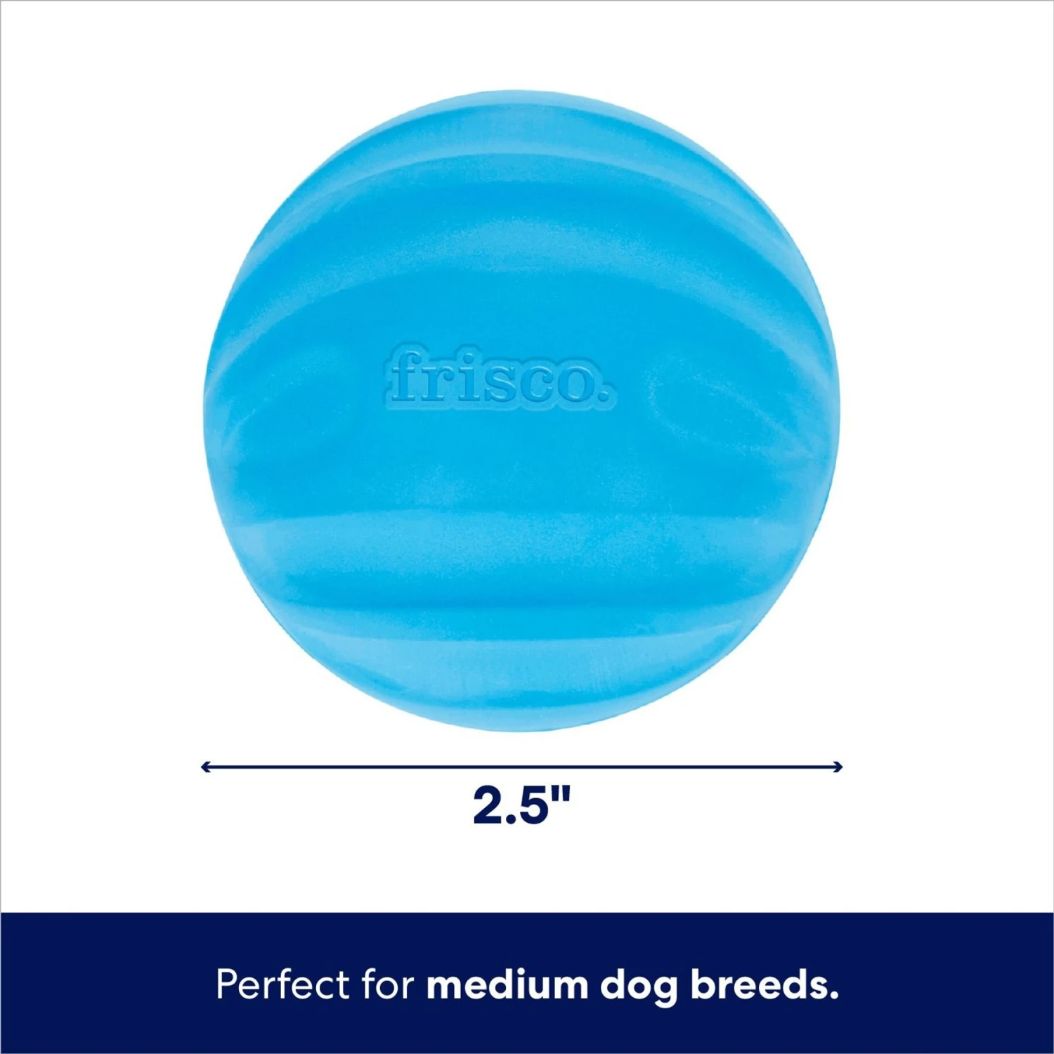 Frisco Foam Rubber Floating Fetch Ball No Squeak Dog Toy 4 Frisco Foam Rubber Floating Fetch Ball No Squeak Dog Toy - Image 2