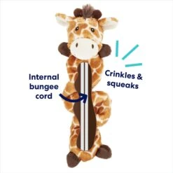 Frisco Giraffe Bungee Plush Squeaky Dog Toy 10 Frisco Giraffe Bungee Plush Squeaky Dog Toy -Frisco 152822 PT2. AC SS1800 V1686579683