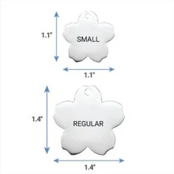 Frisco Stainless Steel Personalized Dog & Cat ID Tag, Flower 15 Frisco Stainless Steel Personalized Dog & Cat ID Tag, Flower -Frisco 153002 PT6. AC SS1800 V1540562264