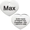 Frisco Personalized Dog & Cat ID Tag, Heart 1 Frisco Personalized Dog & Cat ID Tag, Heart -Frisco 153006 MAIN. AC SS1800 V1619702576