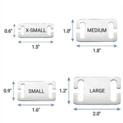 Frisco Stainless Steel Slide-On Personalized Dog & Cat Tag, Open Design 11 Frisco Stainless Steel Slide-On Personalized Dog & Cat Tag, Open Design -Frisco 153050 PT5. AC SS1800 V1644016281