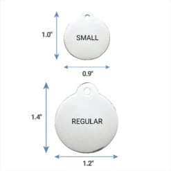 Frisco Stainless Steel Personalized Dog & Cat ID Tag, Paw Print 13 Frisco Stainless Steel Personalized Dog & Cat ID Tag, Paw Print -Frisco 153057 PT6. AC SS1800 V1541090224