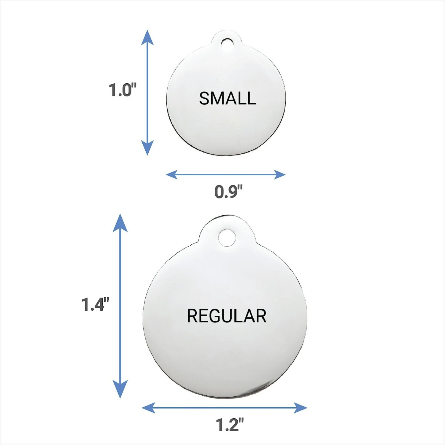 Frisco Stainless Steel Personalized Dog & Cat ID Tag, Paw Print 8 Frisco Stainless Steel Personalized Dog & Cat ID Tag, Paw Print - Image 6
