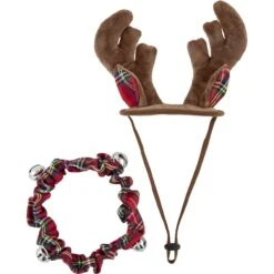 Frisco Holiday Antler Headband & Bell Collar Dog & Cat Costume 9 Frisco Holiday Antler Headband & Bell Collar Dog & Cat Costume -Frisco 160658 PT3. AC SS1800 V1568818030