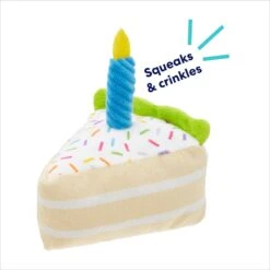 Frisco Birthday Cake Slice Plush Squeaky Dog Toy 10 Frisco Birthday Cake Slice Plush Squeaky Dog Toy -Frisco 162906 PT2. AC SS1800 V1695659151