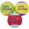 Frisco Birthday Fetch Squeaky Tennis Ball Dog Toy 2 Frisco Birthday Fetch Squeaky Tennis Ball Dog Toy -Frisco 162914 Main. AC SS1800 V1565379552