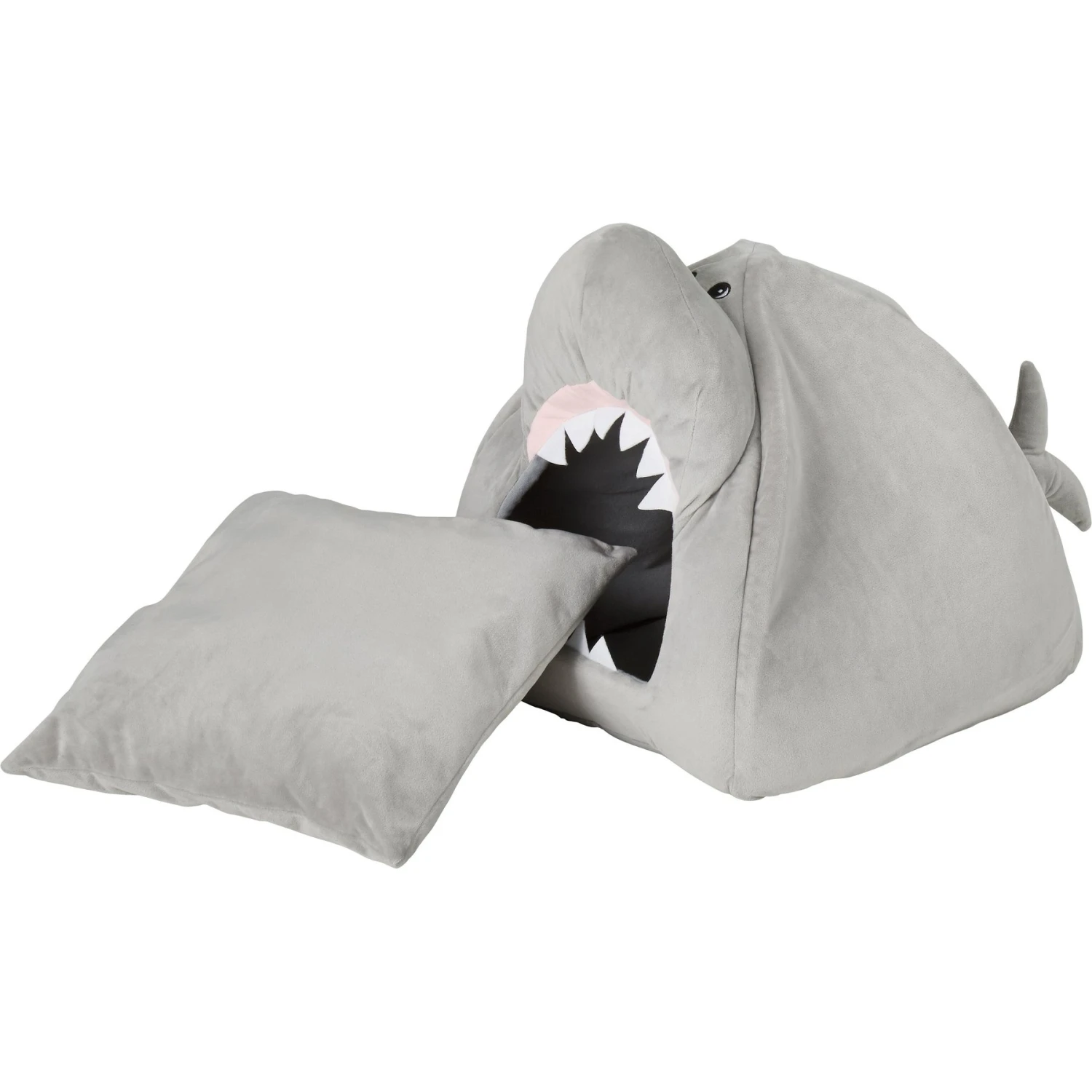 Frisco Novelty Shark Covered Cat & Dog Bed 5 Frisco Novelty Shark Covered Cat & Dog Bed - Image 3