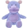 Frisco Hippo Textured Plush Squeaky Dog Toy