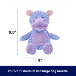 Frisco Hippo Textured Plush Squeaky Dog Toy 9 Frisco Hippo Textured Plush Squeaky Dog Toy -Frisco 174697 PT1. AC SS1800 V1695659154