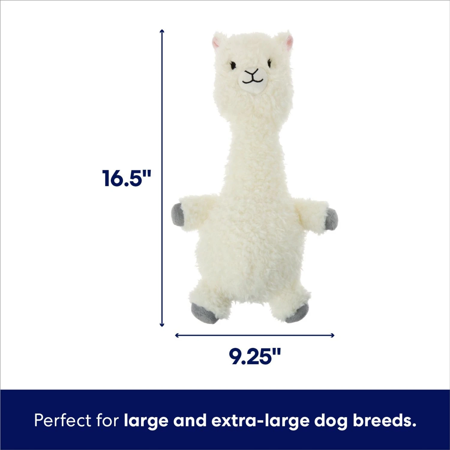 Frisco Llama Bobberz Plush Squeaky Dog Toy 4 Frisco Llama Bobberz Plush Squeaky Dog Toy - Image 2