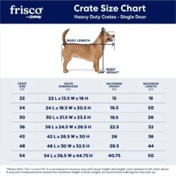 Frisco Heavy Duty Single Door Wire Dog Crate 11 Frisco Heavy Duty Single Door Wire Dog Crate -Frisco 210677 PT2. AC SS1800 V1667859376