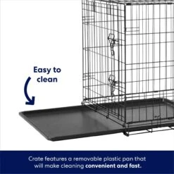 Frisco Heavy Duty Fold & Carry Double Door Collapsible Wire Dog Crate & Mat Kit 14 Frisco Heavy Duty Fold & Carry Double Door Collapsible Wire Dog Crate & Mat Kit -Frisco 212618 PT4. AC SS1800 V1667227171