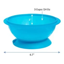 Frisco Plastic Suction Bowl, Blue 11 Frisco Plastic Suction Bowl, Blue -Frisco 216037 PT1. AC SS1800 V1600374482