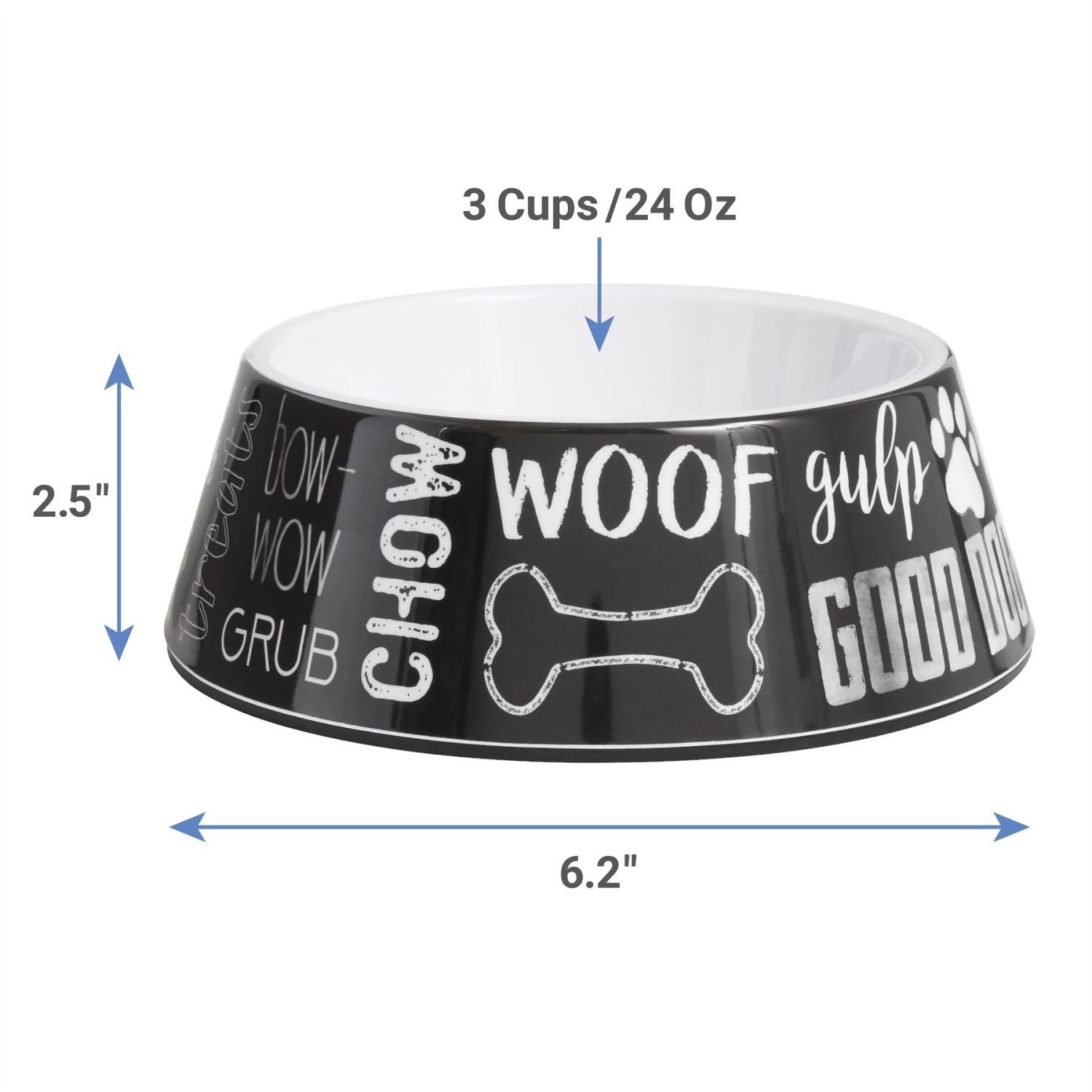 Frisco Doggie Melamine Bowl 4 Frisco Doggie Melamine Bowl - Image 2