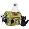 Frisco Halloween Haunted Shack Hide & Seek Puzzle Plush Squeaky Dog Toy 1 Frisco Halloween Haunted Shack Hide & Seek Puzzle Plush Squeaky Dog Toy -Frisco 218598 MAIN. AC SS1800 V1594653389