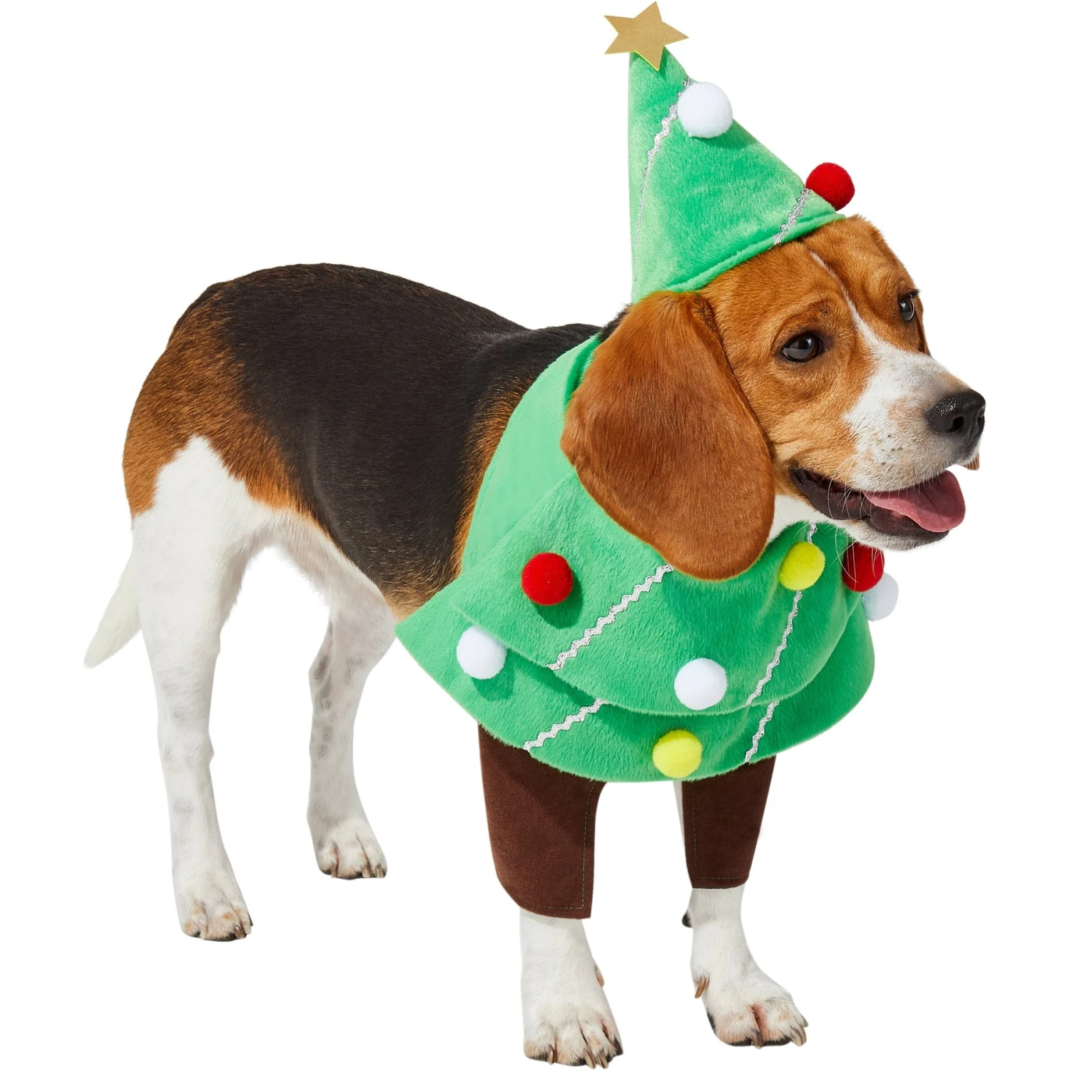Frisco Front Walking Christmas Tree Dog & Cat Costume 5 Frisco Front Walking Christmas Tree Dog & Cat Costume - Image 3