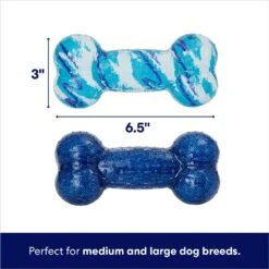 Frisco Retro Denim & Swirl TPR Bone Squeaky Dog Toy 9 Frisco Retro Denim & Swirl TPR Bone Squeaky Dog Toy -Frisco 230341 PT1. AC SS1800 V1695748895