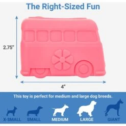 Frisco Retro Funky Van TPE Treat Dispenser Dog Toy, Medium/Large 8 Frisco Retro Funky Van TPE Treat Dispenser Dog Toy, Medium/Large -Frisco 230383 PT1. AC SS1800 V1599943592