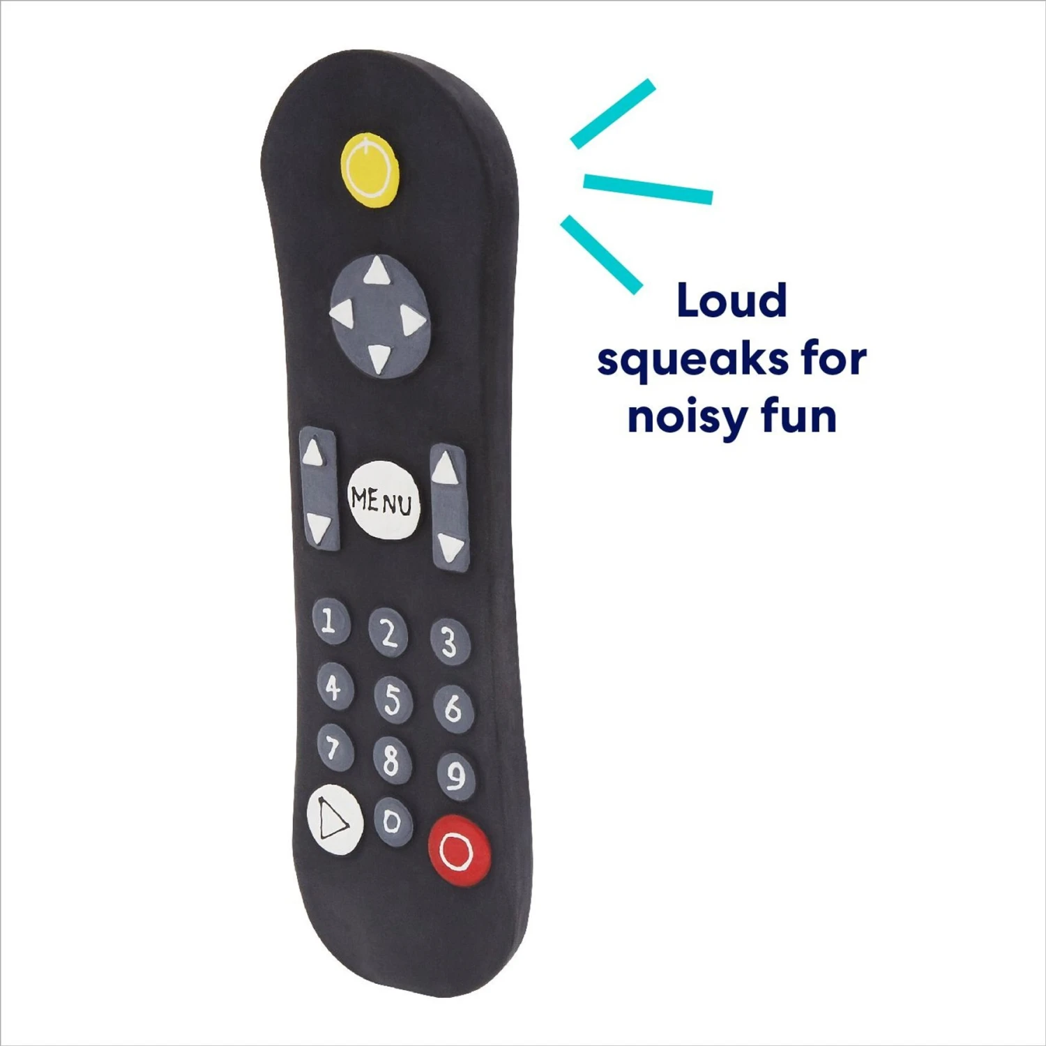 Frisco Zoomies & Chill Remote Latex Squeaky Dog Toy 5 Frisco Zoomies & Chill Remote Latex Squeaky Dog Toy - Image 3