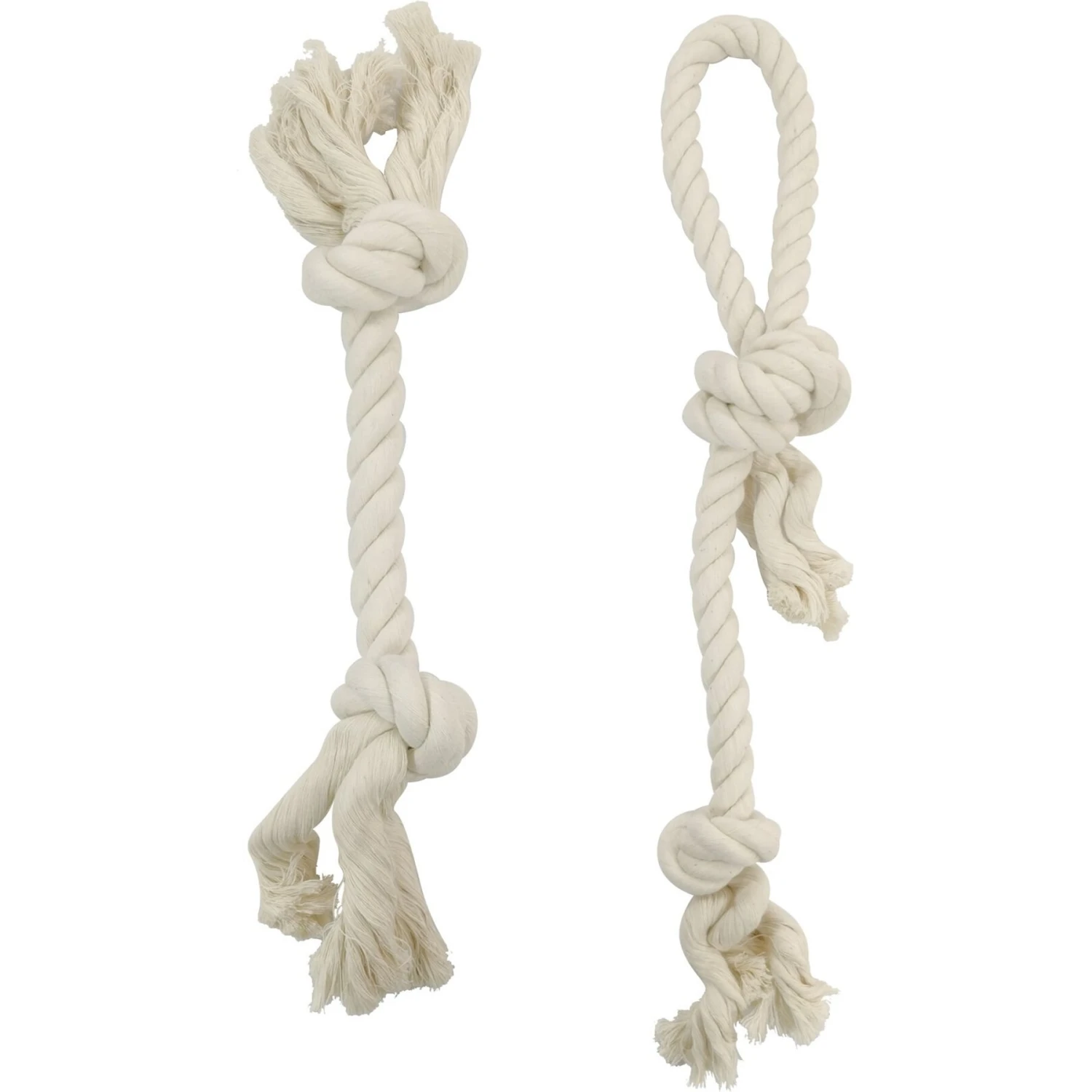 Frisco Double Knot Cotton Rope Fetch Dog Toy 3 Frisco Double Knot Cotton Rope Fetch Dog Toy