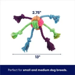 Frisco Fetch Colorful Ball Knot Rope Dog Toy 7 Frisco Fetch Colorful Ball Knot Rope Dog Toy -Frisco 242159 PT1. AC SS1800 V1695748416