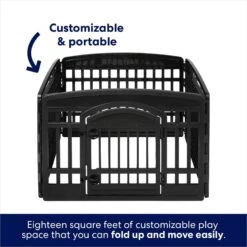 Frisco 4-Panel Dog Exercise Playpen With Door, 24-in 15 Frisco 4-Panel Dog Exercise Playpen With Door, 24-in -Frisco 244546 PT4. AC SS1800 V1603407098