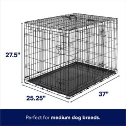 Frisco Heavy Duty All-in-1 Multi-Stage 3 Door Collapsible Wire Dog Crate 11 Frisco Heavy Duty All-in-1 Multi-Stage 3 Door Collapsible Wire Dog Crate -Frisco 247915 PT1. AC SS1800 V1611265560