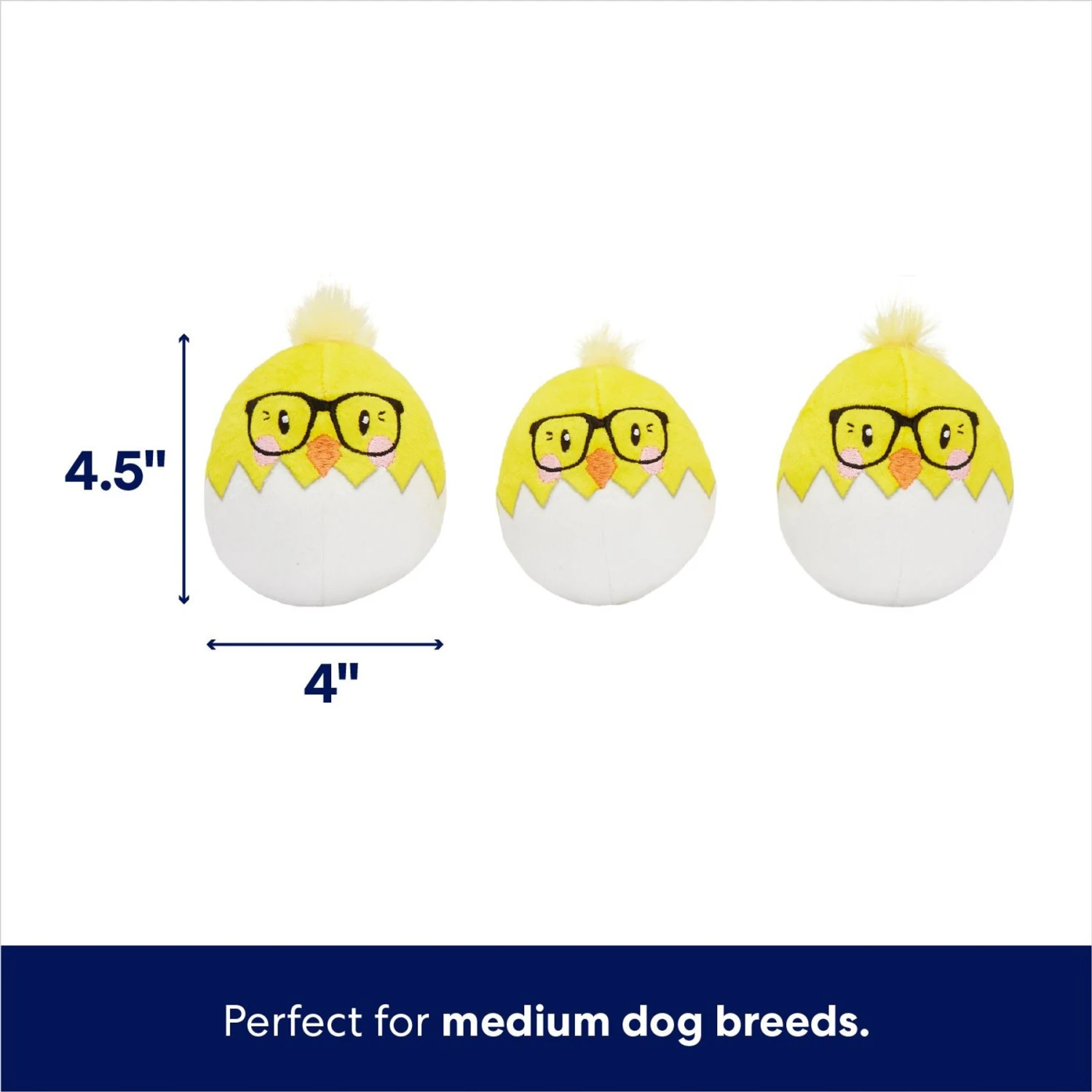 Frisco Spring Easter Egg Hide & Seek Plush Squeaky Dog Toy 5 Frisco Spring Easter Egg Hide & Seek Plush Squeaky Dog Toy - Image 3