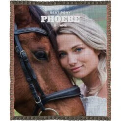 Frisco 9 Frisco Portrait Woven Throw Personalized Blanket
