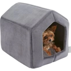Frisco House Cave Cat & Dog Covered Bed 11 Frisco House Cave Cat & Dog Covered Bed -Frisco 251241 PT3. AC SS1800 V1615523207