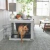 Frisco Double Door Furniture Style Dog Crate, White 2 Frisco Double Door Furniture Style Dog Crate, White -Frisco 253029 MAIN. AC SS1800 V1617644289