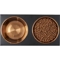 Frisco Copper Stainless Steel Elevated Foldable Double Dog & Cat Bowls 15 Frisco Copper Stainless Steel Elevated Foldable Double Dog & Cat Bowls -Frisco 253060 PT5. AC SS1800 V1616595415