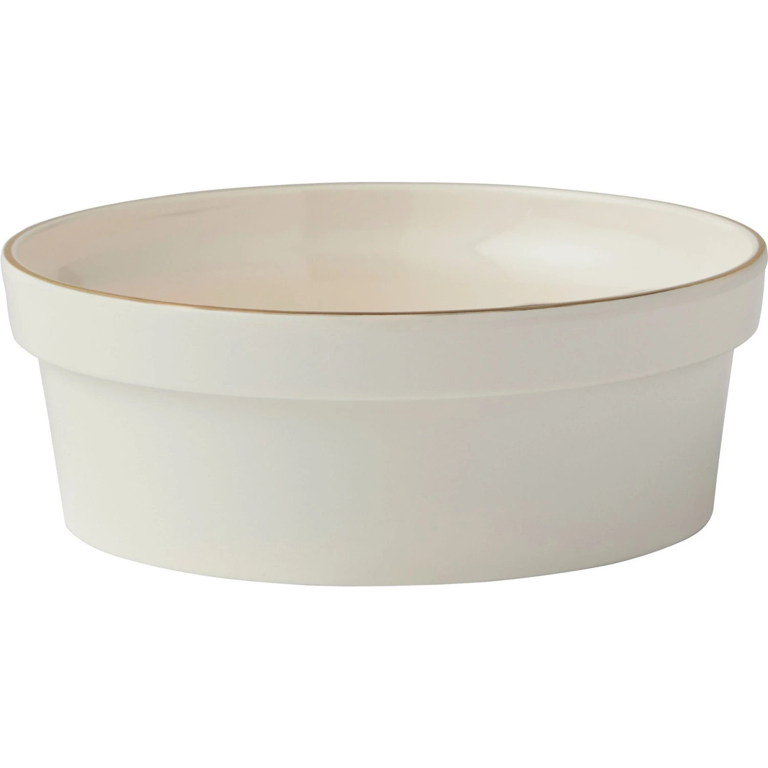 Frisco Gold Trim Melamine Dog & Cat Bowl 3 Frisco Gold Trim Melamine Dog & Cat Bowl