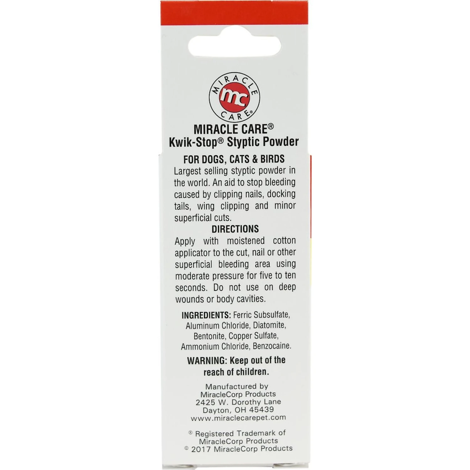 Frisco Dog & Cat Nail Clippers & Miracle Care Kwik-Stop Styptic Powder For Dogs, Cats & Birds 7 Frisco Dog & Cat Nail Clippers & Miracle Care Kwik-Stop Styptic Powder For Dogs, Cats & Birds - Image 5