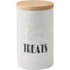 Frisco Ceramic Treat Jar With Wood Lid 1 Frisco Ceramic Treat Jar With Wood Lid -Frisco 256050 MAIN. AC SS1800 V1615313783