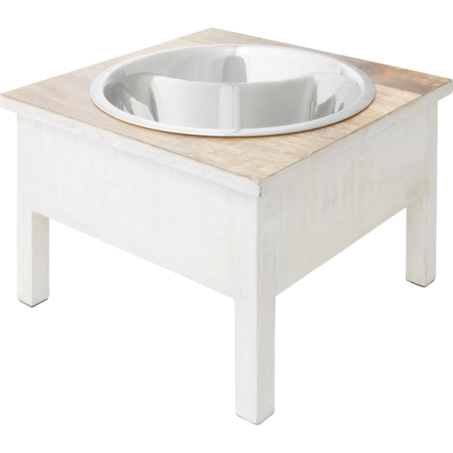 Frisco Farm House Wood Elevated Non-Skid Stainless Steel Dog Bowl 3 Frisco Farm House Wood Elevated Non-Skid Stainless Steel Dog Bowl