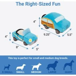 Frisco Road Trip Cruisers Plush Squeaky Dog Toy, 2 Count 6 Frisco Road Trip Cruisers Plush Squeaky Dog Toy, 2 Count -Frisco 261982 PT1. AC SS1800 V1622563953