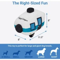 Frisco Road Trip Happy Camper Plush Squeaky Dog Toy 7 Frisco Road Trip Happy Camper Plush Squeaky Dog Toy -Frisco 261991 PT1. AC SS1800 V1622563938