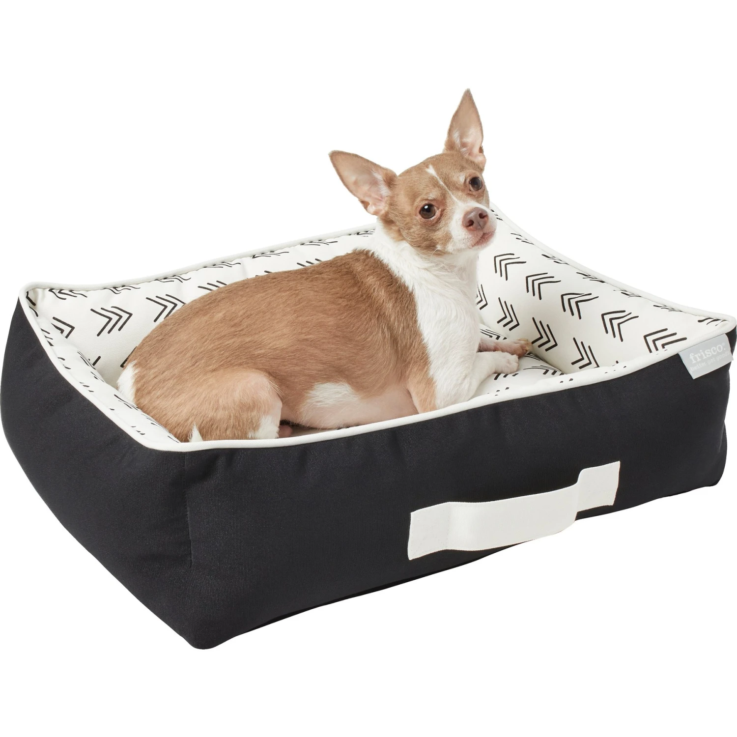 Frisco Indoor/Outdoor Modern Cuddler Bolster Cat & Dog Bed 5 Frisco Indoor/Outdoor Modern Cuddler Bolster Cat & Dog Bed - Image 3