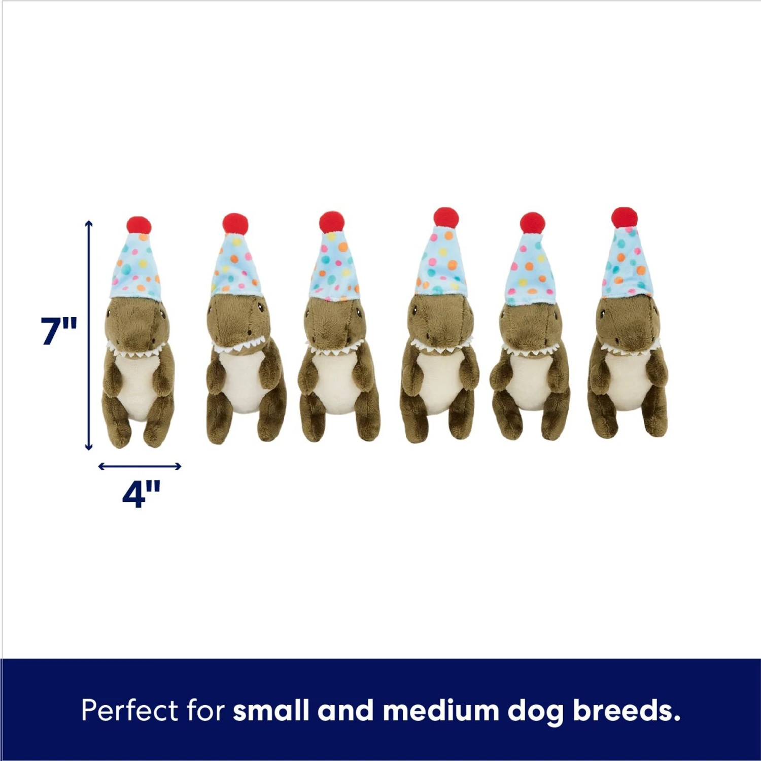 Frisco Birthday Volcano & Dinosaurs Hide & Seek Puzzle Plush Squeaky Dog Toy 5 Frisco Birthday Volcano & Dinosaurs Hide & Seek Puzzle Plush Squeaky Dog Toy - Image 3