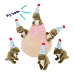 Frisco Birthday Volcano & Dinosaurs Hide & Seek Puzzle Plush Squeaky Dog Toy 12 Frisco Birthday Volcano & Dinosaurs Hide & Seek Puzzle Plush Squeaky Dog Toy -Frisco 264424 PT3. AC SS1800 V1695760895