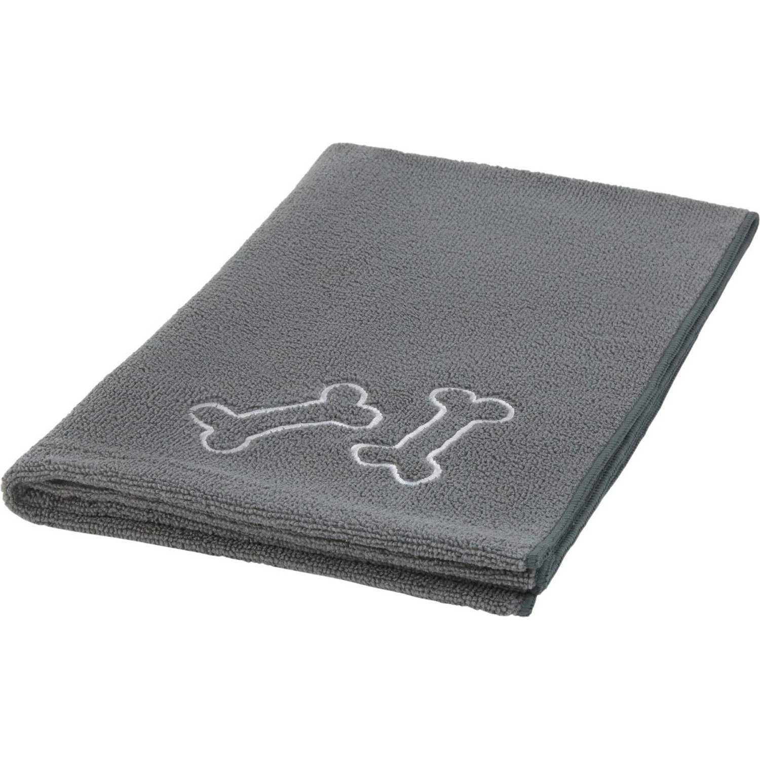 Frisco Embroidered Pawprint Microfiber Dog Bath Towel 3 Frisco Embroidered Pawprint Microfiber Dog Bath Towel