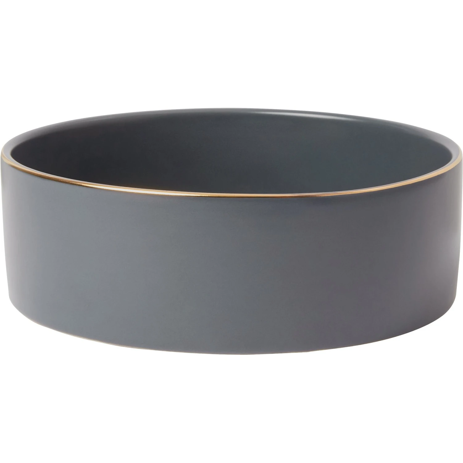 Frisco Modern Gold Rim Ceramic Dog & Cat Bowl 3 Frisco Modern Gold Rim Ceramic Dog & Cat Bowl