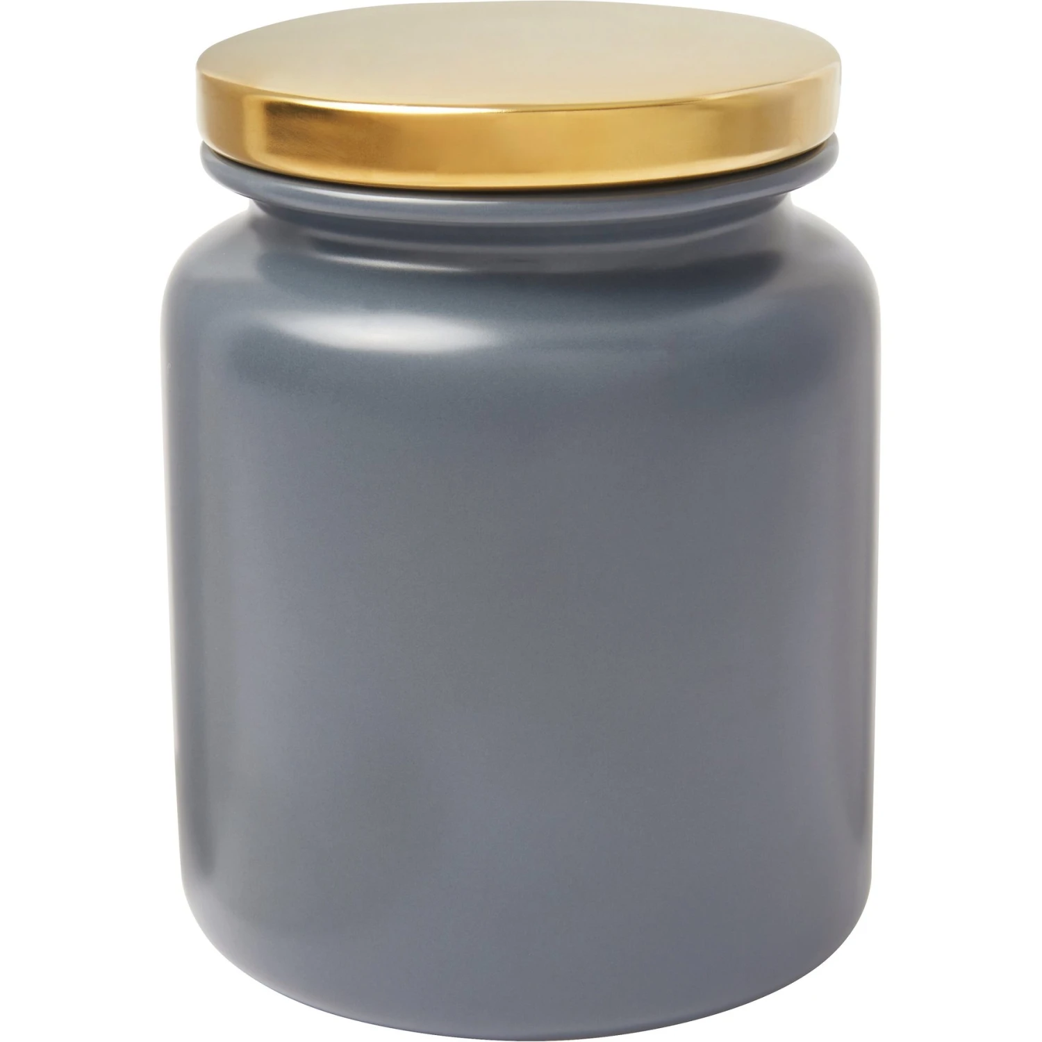 Frisco Modern Gold Rim Ceramic Treat Jar 3 Frisco Modern Gold Rim Ceramic Treat Jar