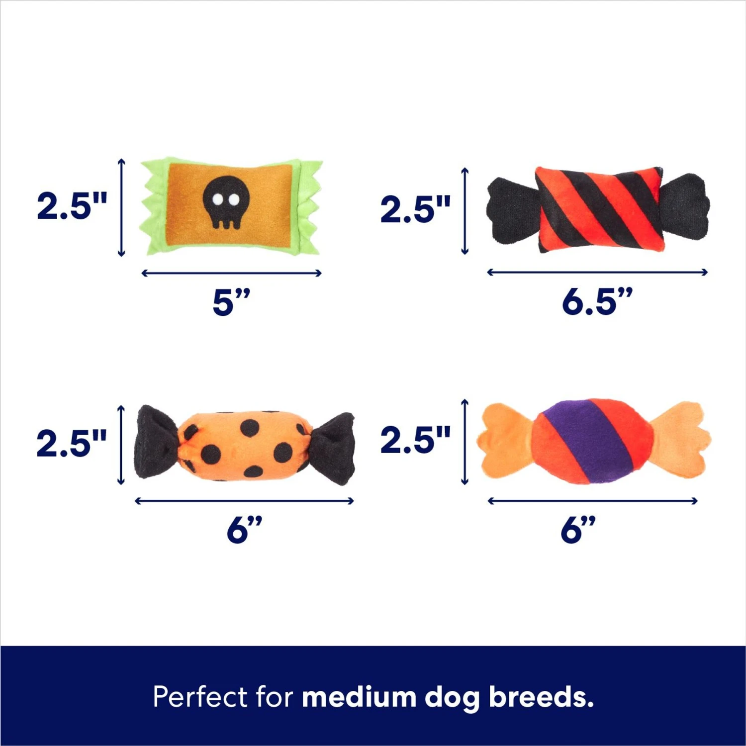 Frisco Halloween Candy Cauldron Hide & Seek Puzzle Plush Squeaky Dog Toy 5 Frisco Halloween Candy Cauldron Hide & Seek Puzzle Plush Squeaky Dog Toy - Image 3