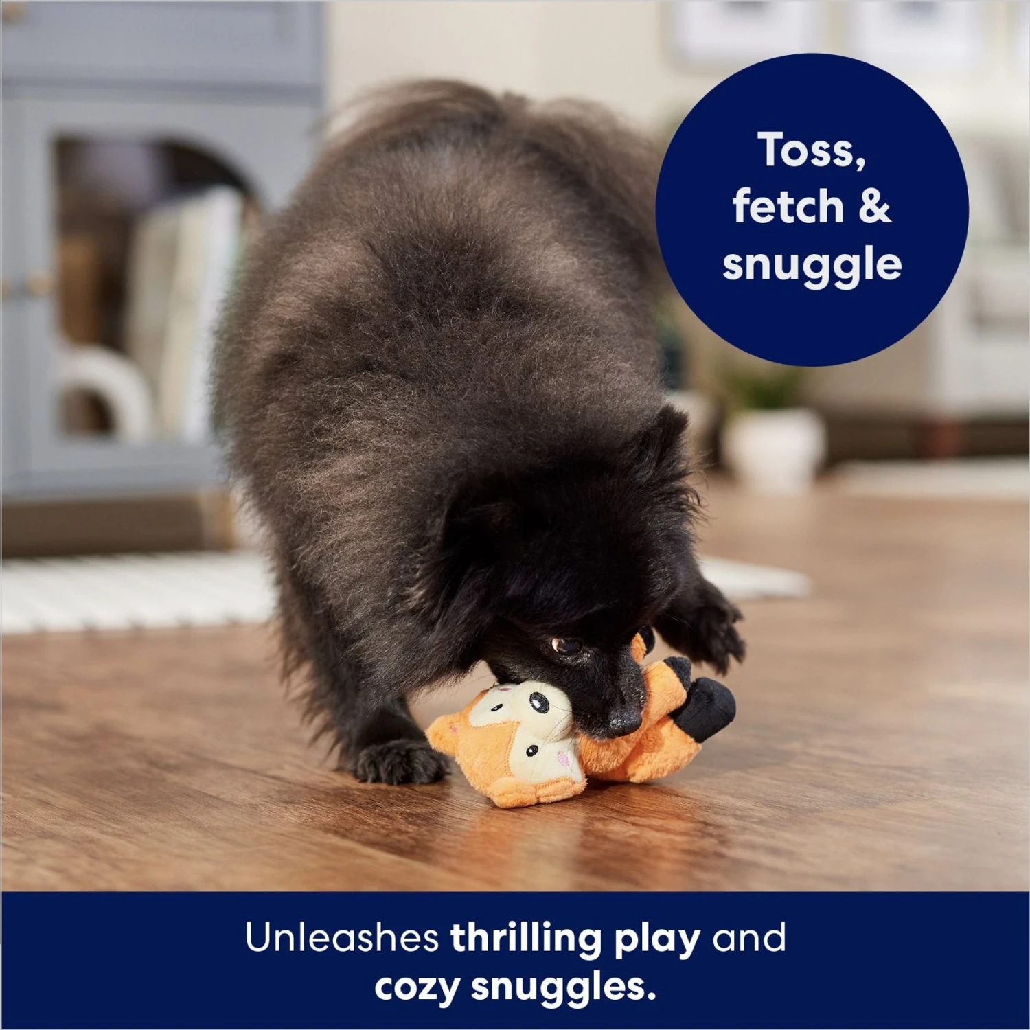 Frisco Camping Fox Plush Squeaky Dog Toy 7 Frisco Camping Fox Plush Squeaky Dog Toy - Image 5