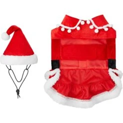Frisco Mrs. Claus Dog & Cat Costume 12 Frisco Mrs. Claus Dog & Cat Costume -Frisco 276150 PT5. AC SS1800 V1631569990