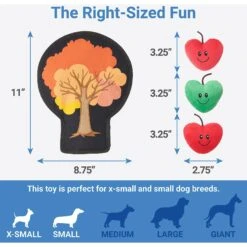 Frisco Fall Autumn Tree With Apples Interactive Plush Squeaky Dog Toy, 4 Count 6 Frisco Fall Autumn Tree With Apples Interactive Plush Squeaky Dog Toy, 4 Count -Frisco 285633 PT1. AC SS1800 V1636990887